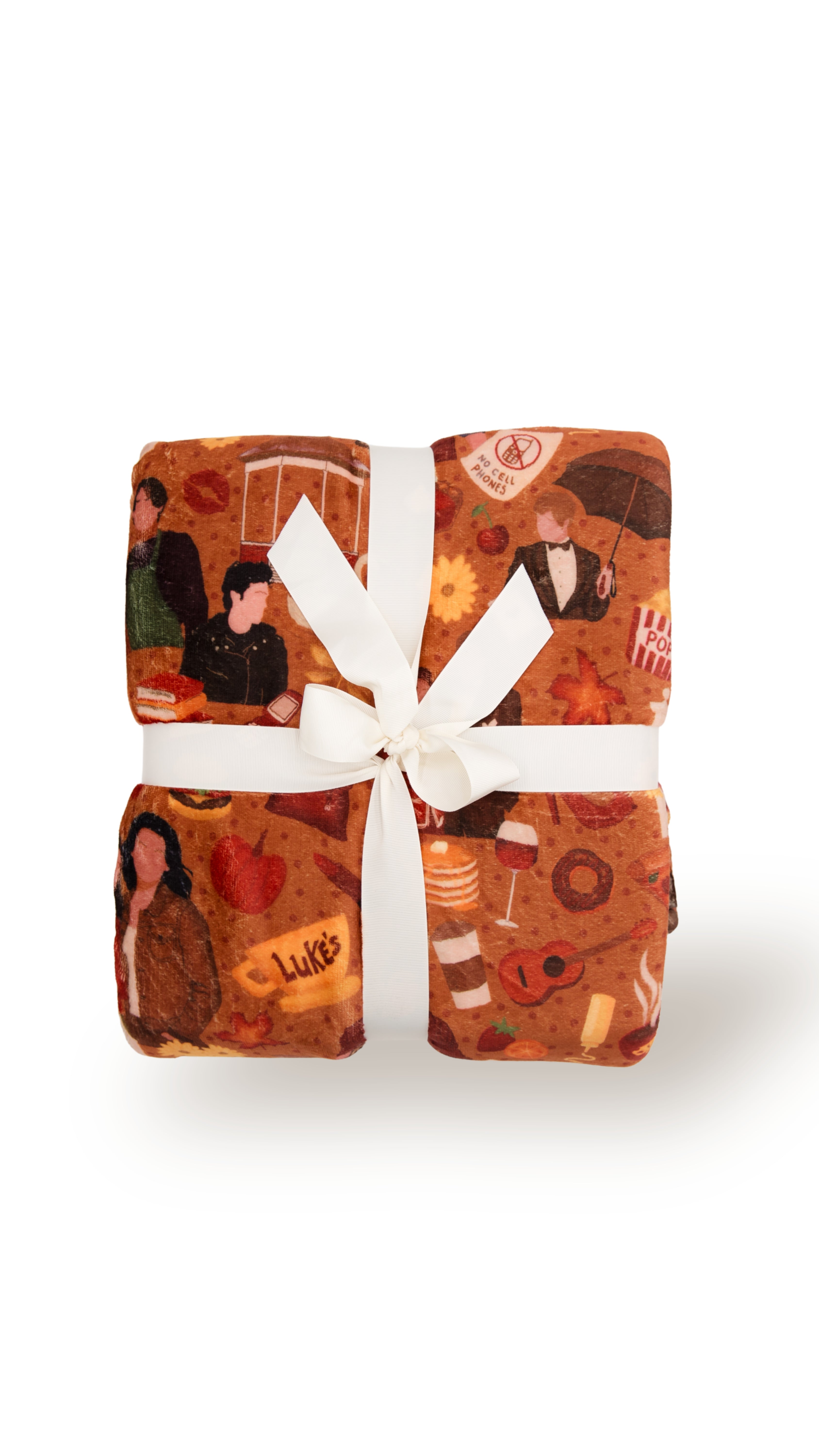 Gilmore Gals | Flannel Sherpa Throw Blanket