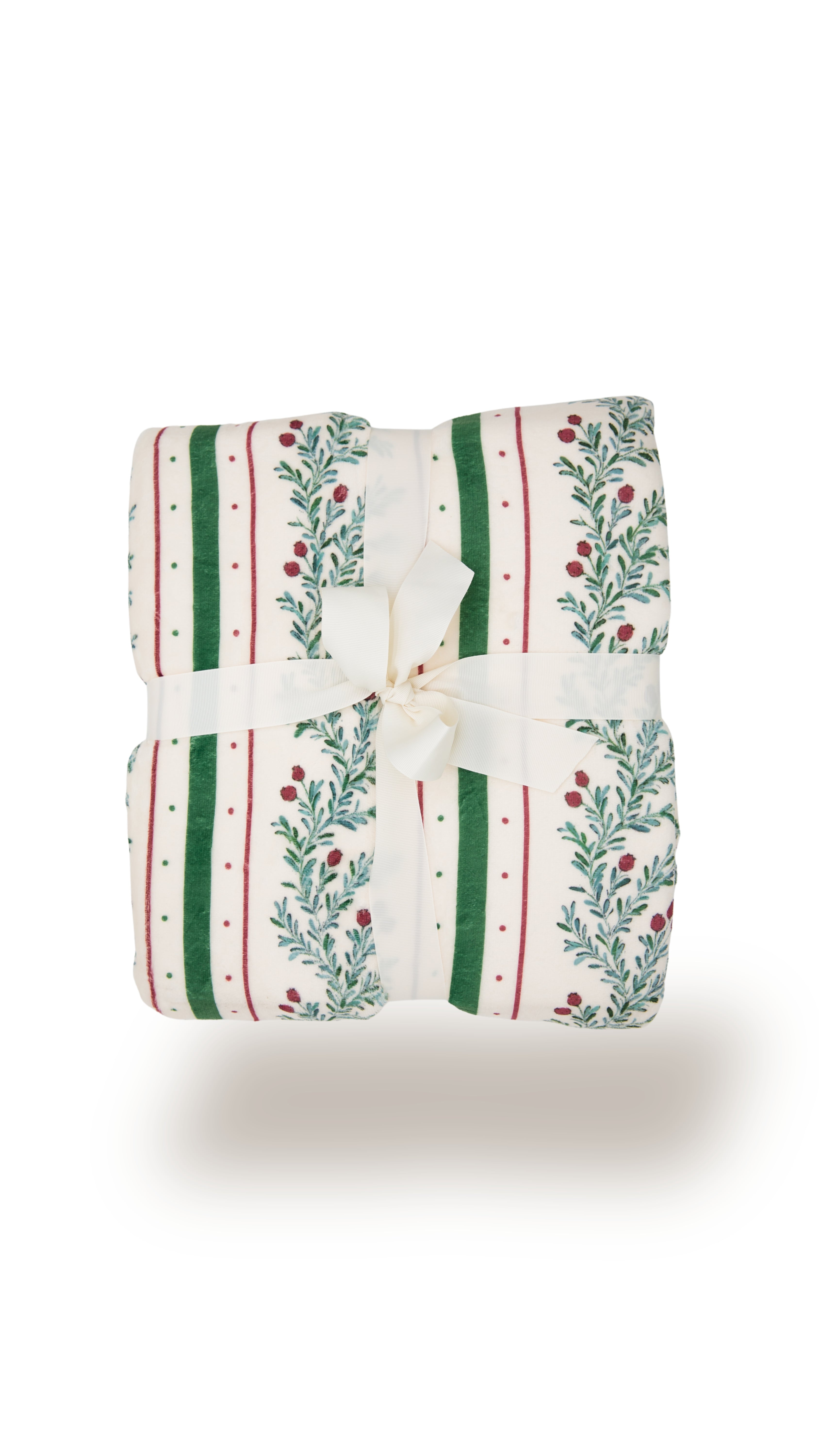 Deck the Halls | Flannel Sherpa Throw Blanket