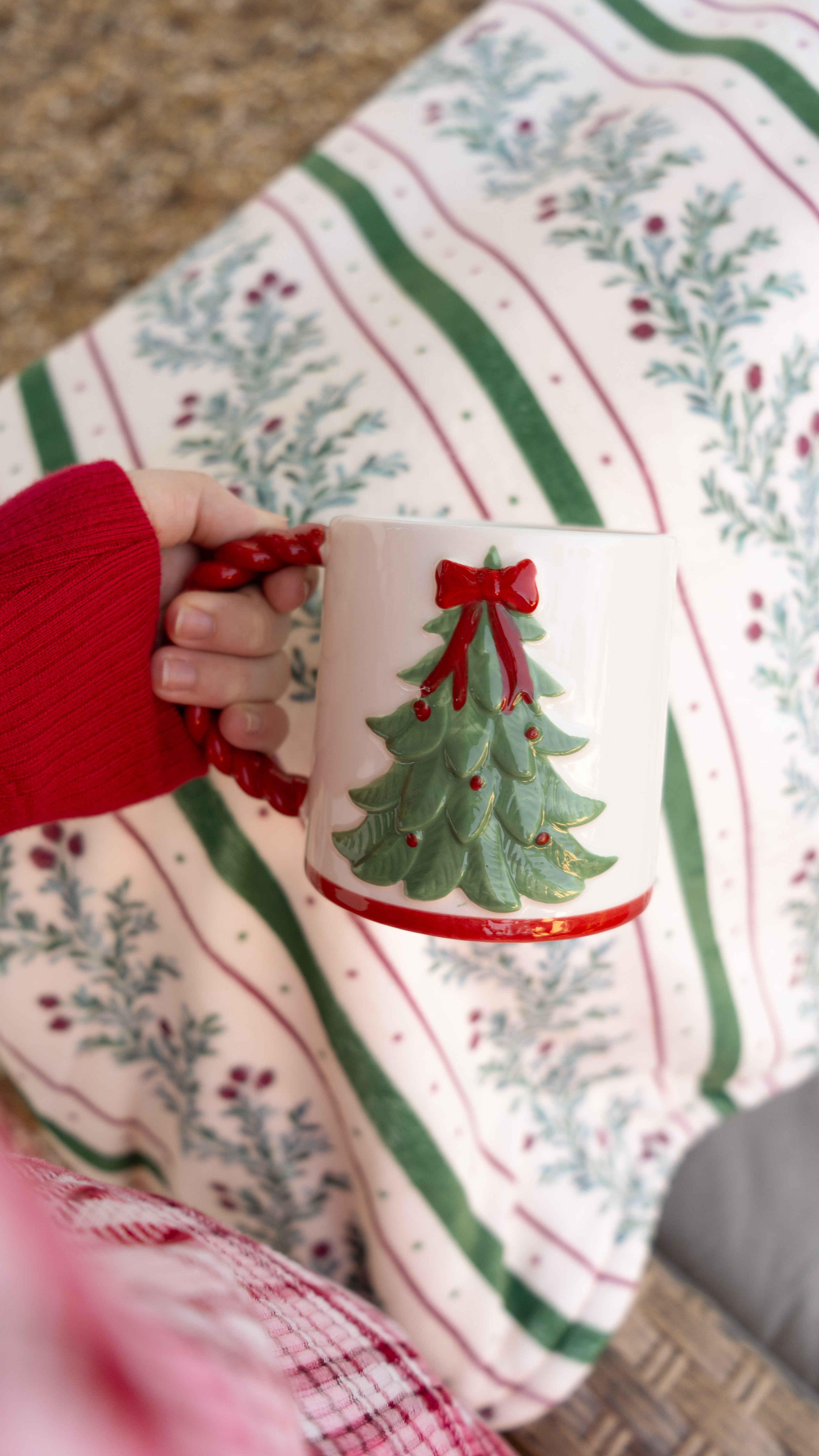 Deck the Halls | Flannel Sherpa Throw Blanket